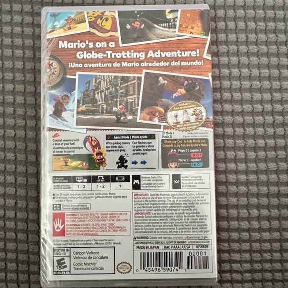 Nintendo Super Mario Odyssey - Red and Blue - Picture 2 of 2